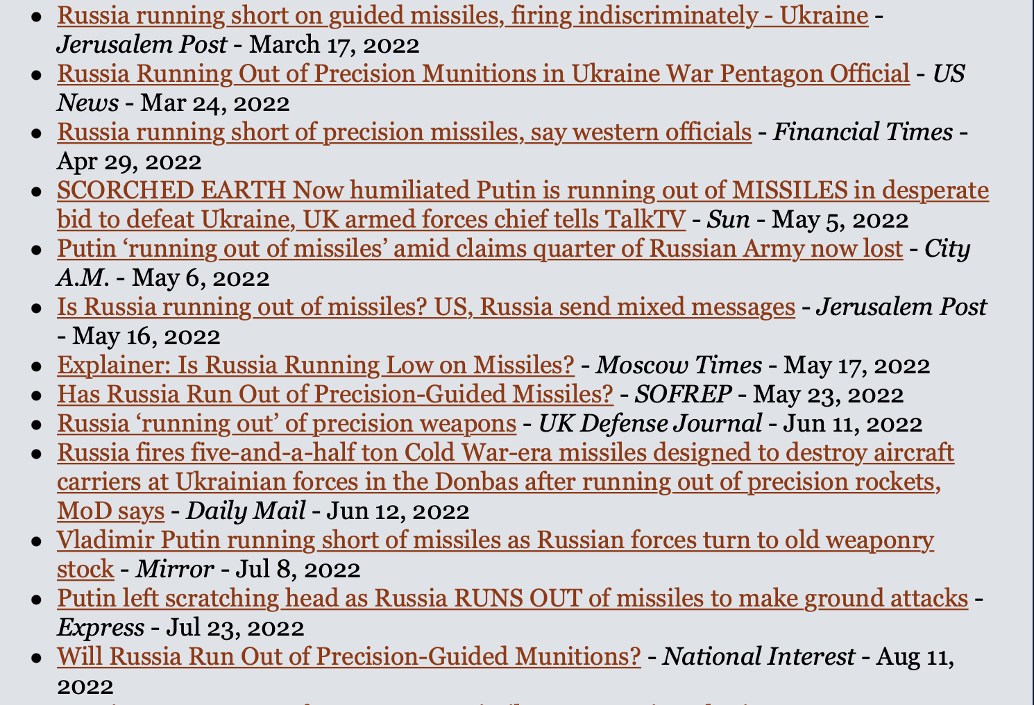 Russian Army Fires Old Sparky: US Loses the Electric War in Ukraine