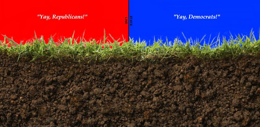 What Red State vs. Blue State Looks Like to an Ant