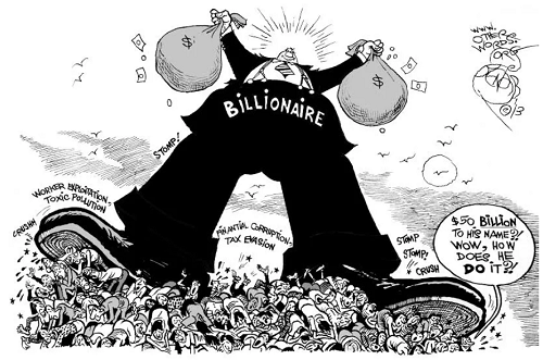 Grandiose Narcissism of the Billionaire Class