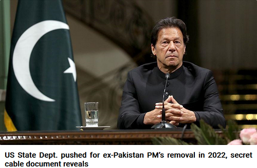 US Behind Khan’s Ouster