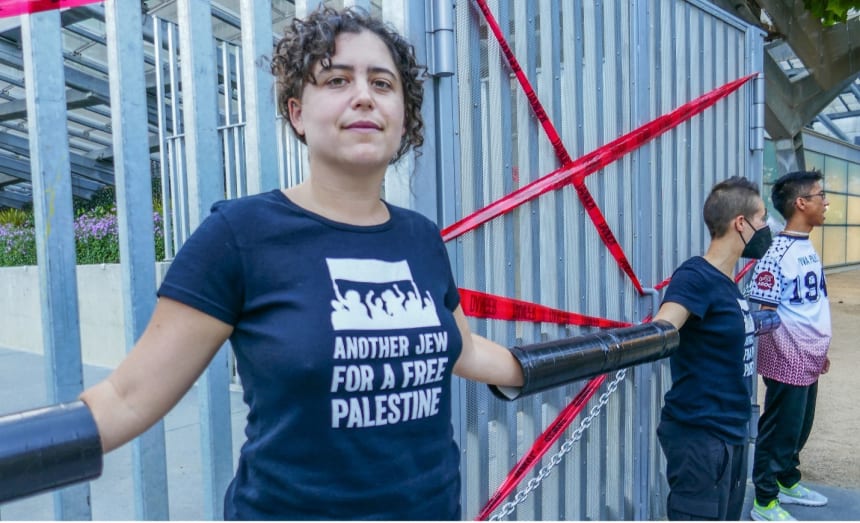 No Business as Usual at Rally in Solidarity with Gaza