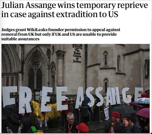 Assange’s ‘reprieve’ is another lie, hiding the real goal of keeping him endlessly locked up