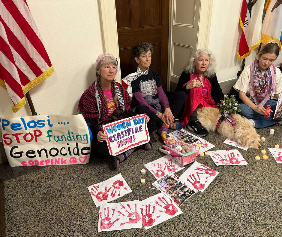 Two Nancy Pelosi Constituents Arrested Outside Her Capitol Hill Office After Pelosi Refuses to Listen to Demands for a Ceasefire