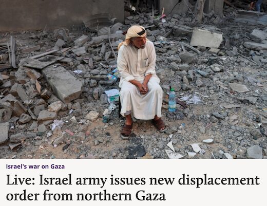 Nothing’s changed since 1948 except now Israel’s excuses don’t work