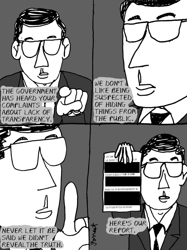 Proof of the Government’s Transparency