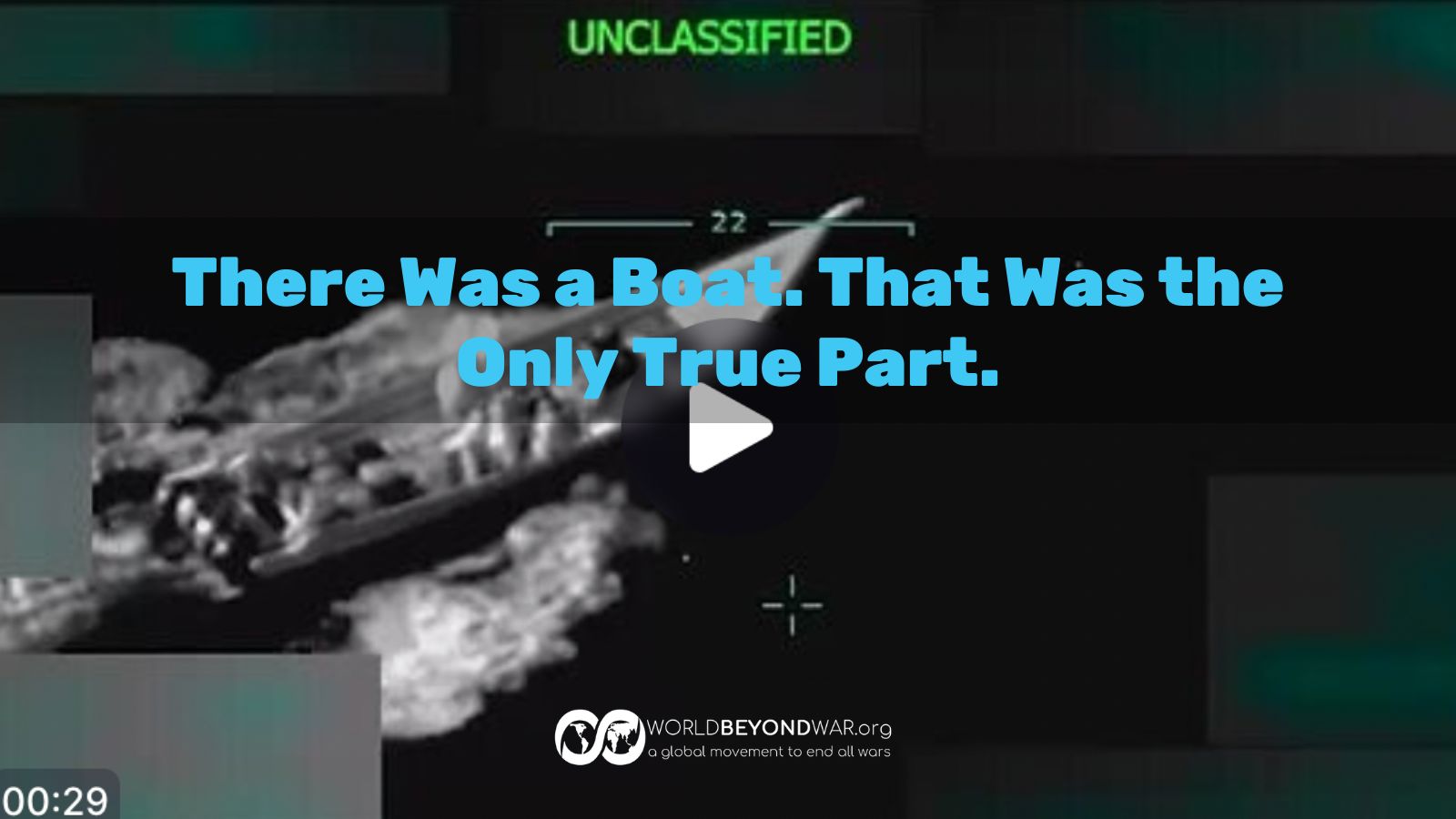There Was a Boat. That Was the Only True Part.
