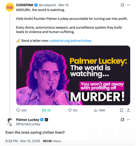 The U.S. Bombs Kids So Palmer Luckey Can Have Nice Things